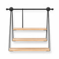Raft Suspendat de Perete Stil industrial -metal-lemn 67,5x20x62cm